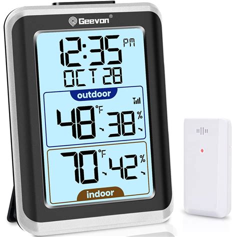 outdoor thermometer with humidity meter